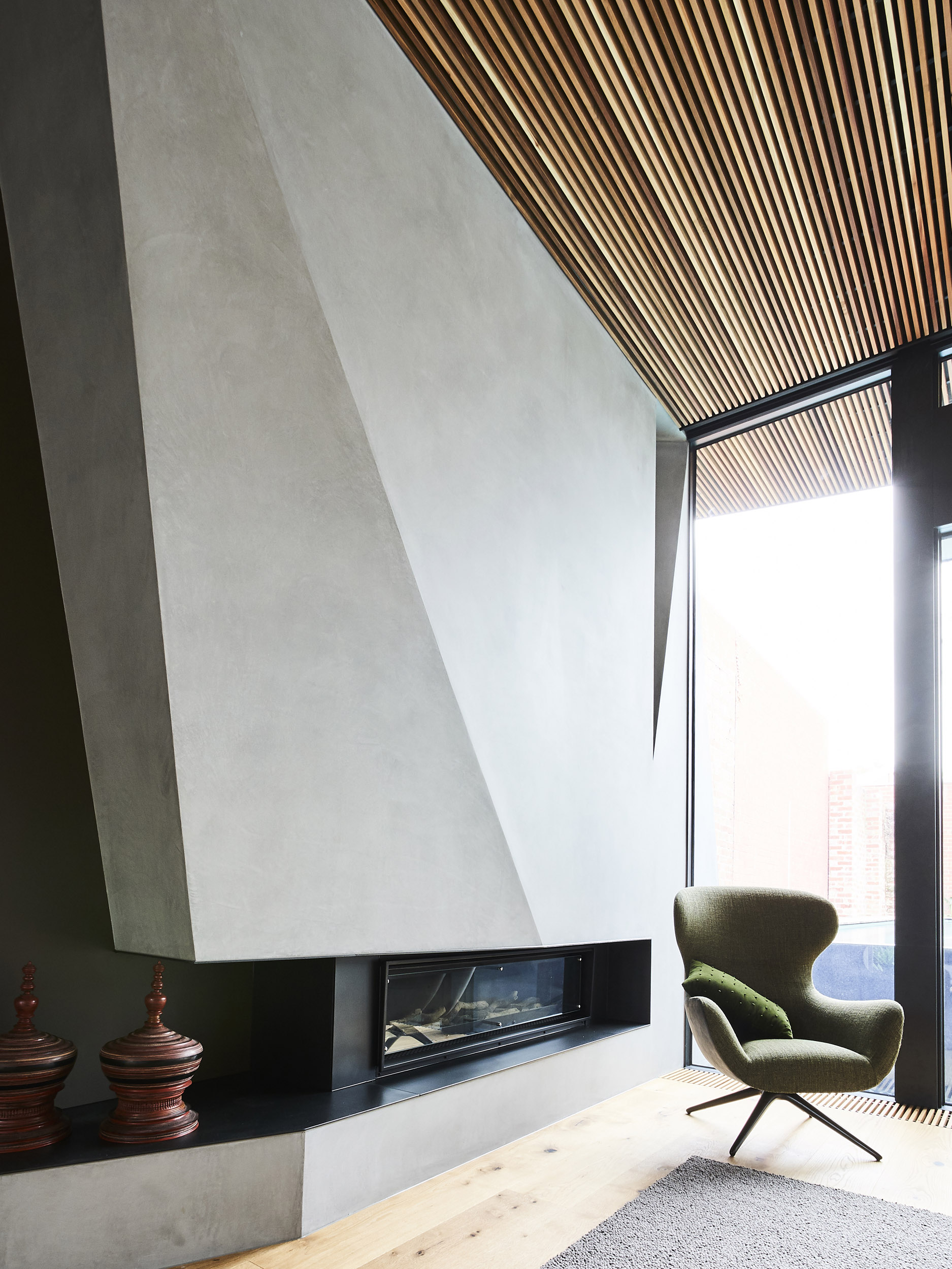 Living space at JD Constructions & Development's North Terrace project in Clifton Hill