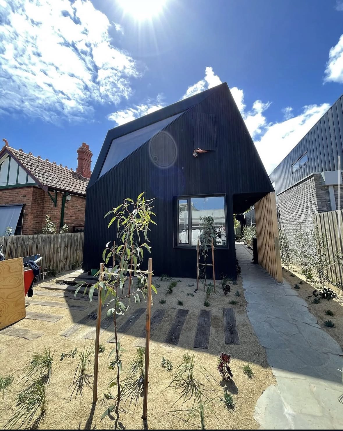 Dark-clad residential home in Windsor, shown in JDCD's project imagery